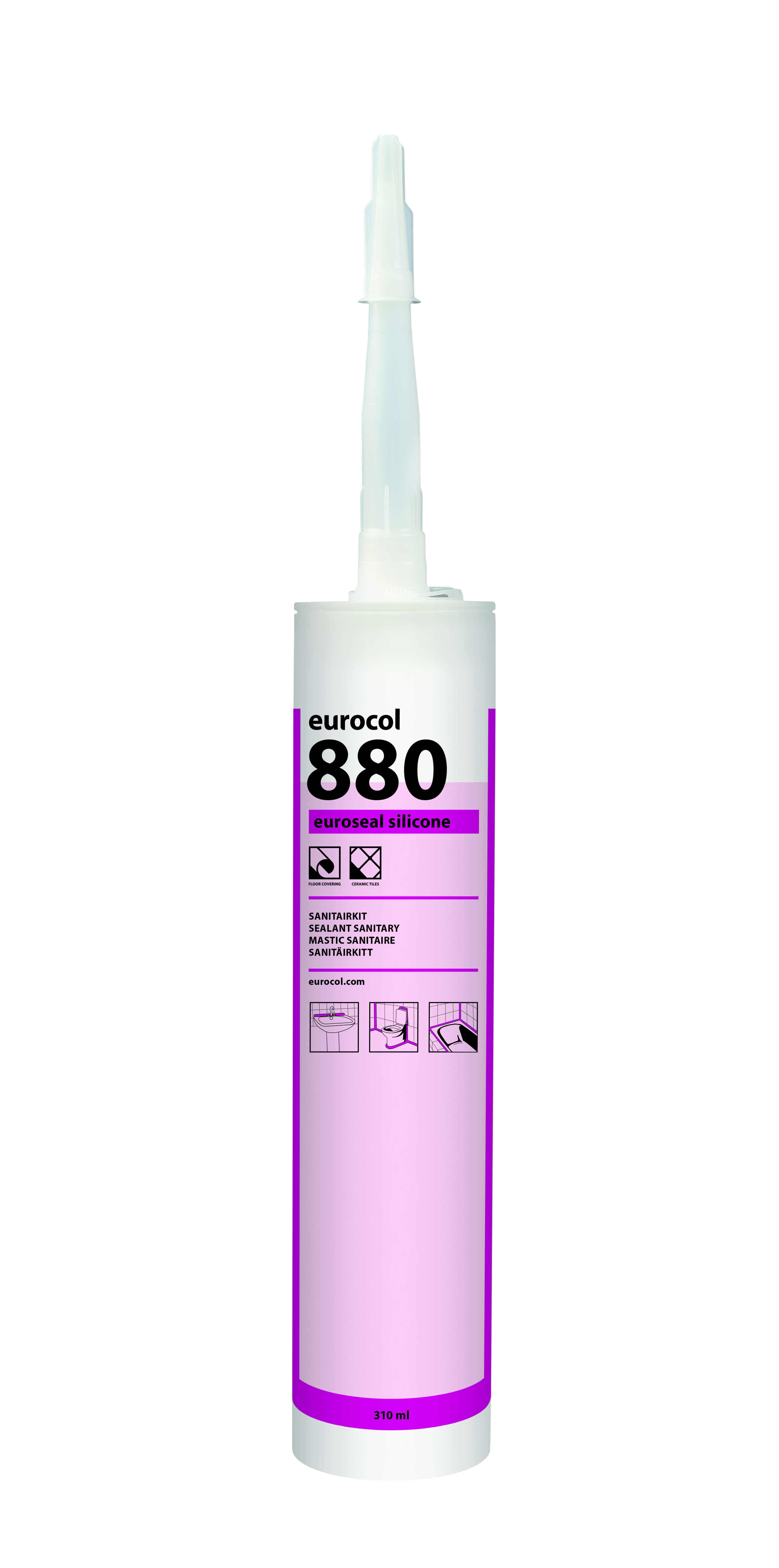 Eurocol 880 Euroseal Silicone jasmijn koker 310 ml