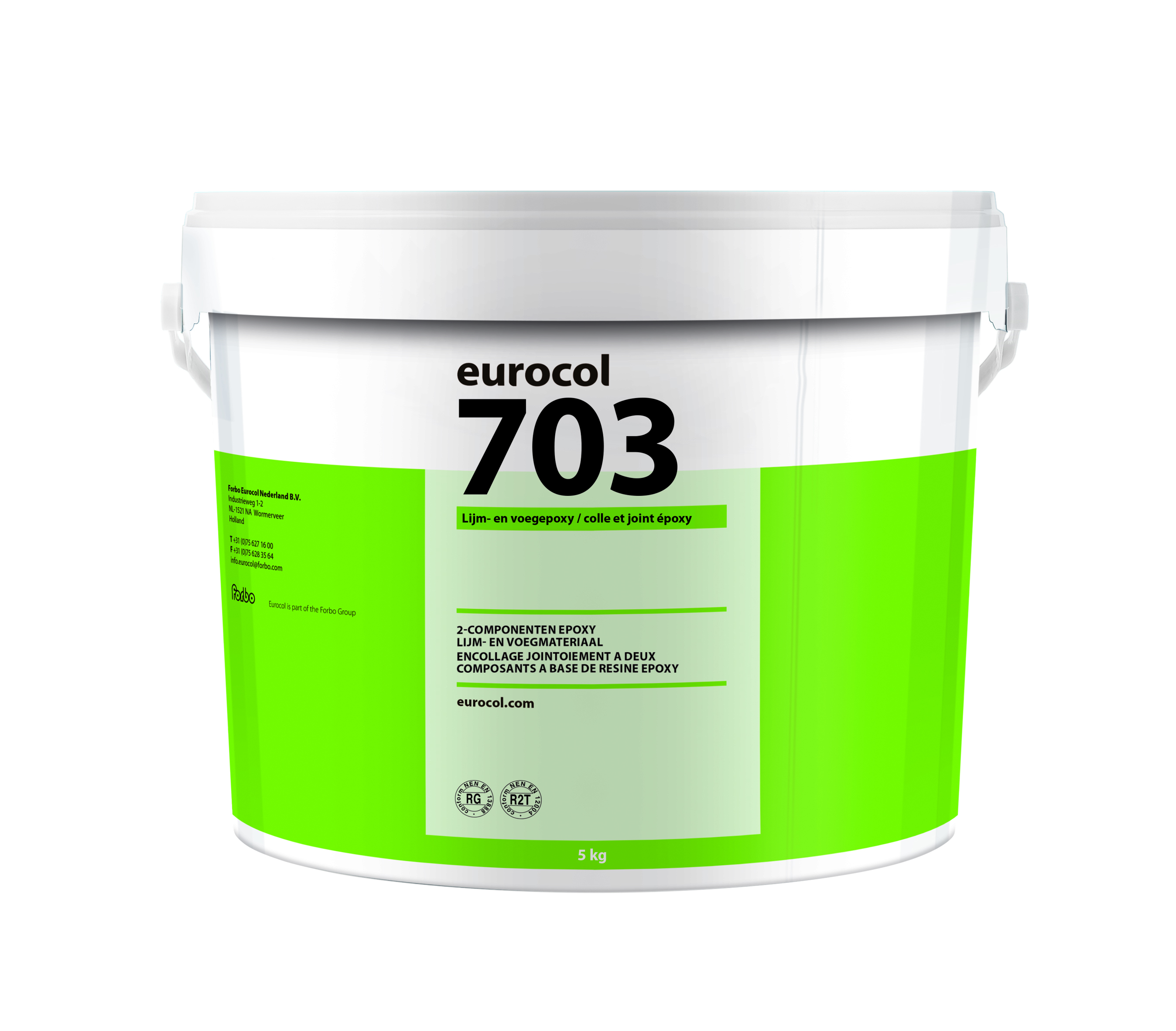 Eurocol 703 Lijm- en Voegepoxy zilvergrijs emmer 5 kg