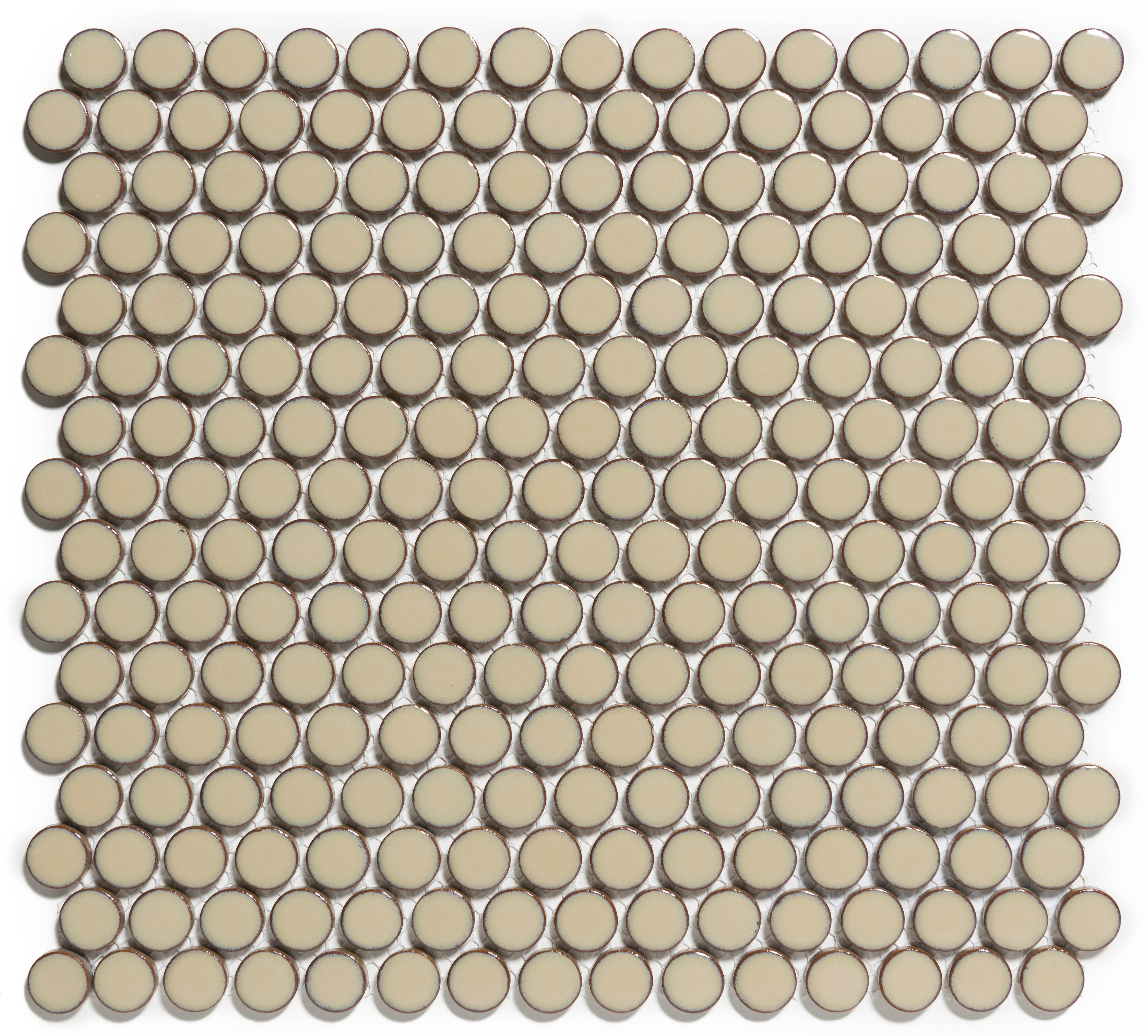 VKN250 Venice - Pennyround Beige met rand VKN250 Venice - Pennyround Beige met rand