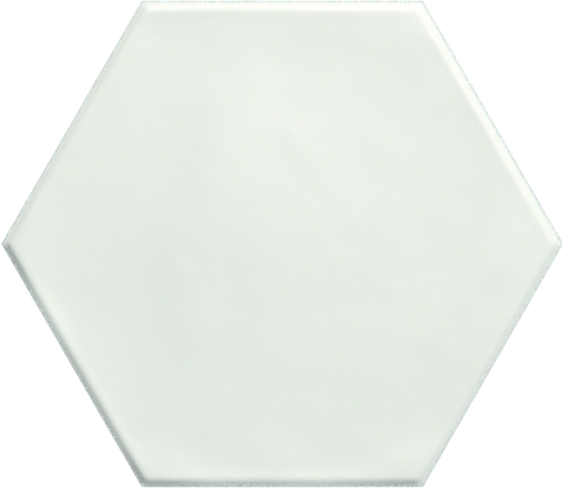 Wout Collection Geometry Hexagone White Matt 15x17,3cm Wout Collection Geometry Hexagone White Matt 15x17,3cm