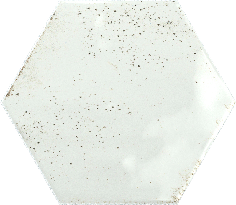 Wout Collection Hope Hexagone White Glossy 15x17,3cm Wout Collection Hope Hexagone White Glossy 15x17,3cm