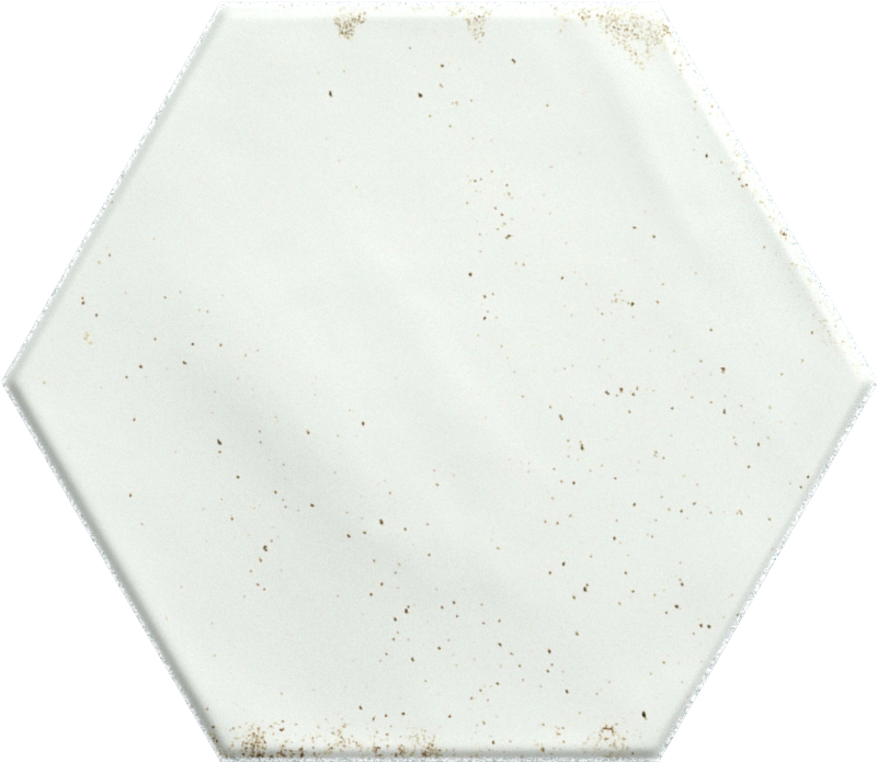 Wout Collection Hope Hexagone White Matt 15x17,3cm Wout Collection Hope Hexagone White Matt 15x17,3cm