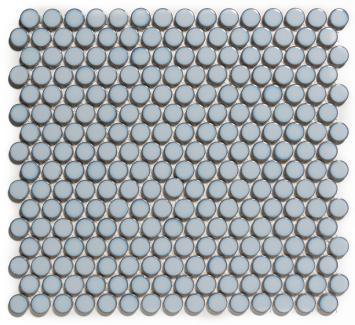 VKN450 Venice - Pennyround Blauw Grijs met rand VKN450 Venice - Pennyround Blauw Grijs met rand