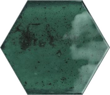 Wout Collection Hope Hexagone Blue Glossy 15x17,3cm Wout Collection Hope Hexagone Blue Glossy 15x17,3cm