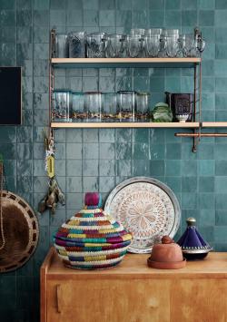 Mara 100X100 Zellige M5P6 Petrolio Lux Mara 100X100 Zellige M5P6 Petrolio Lux